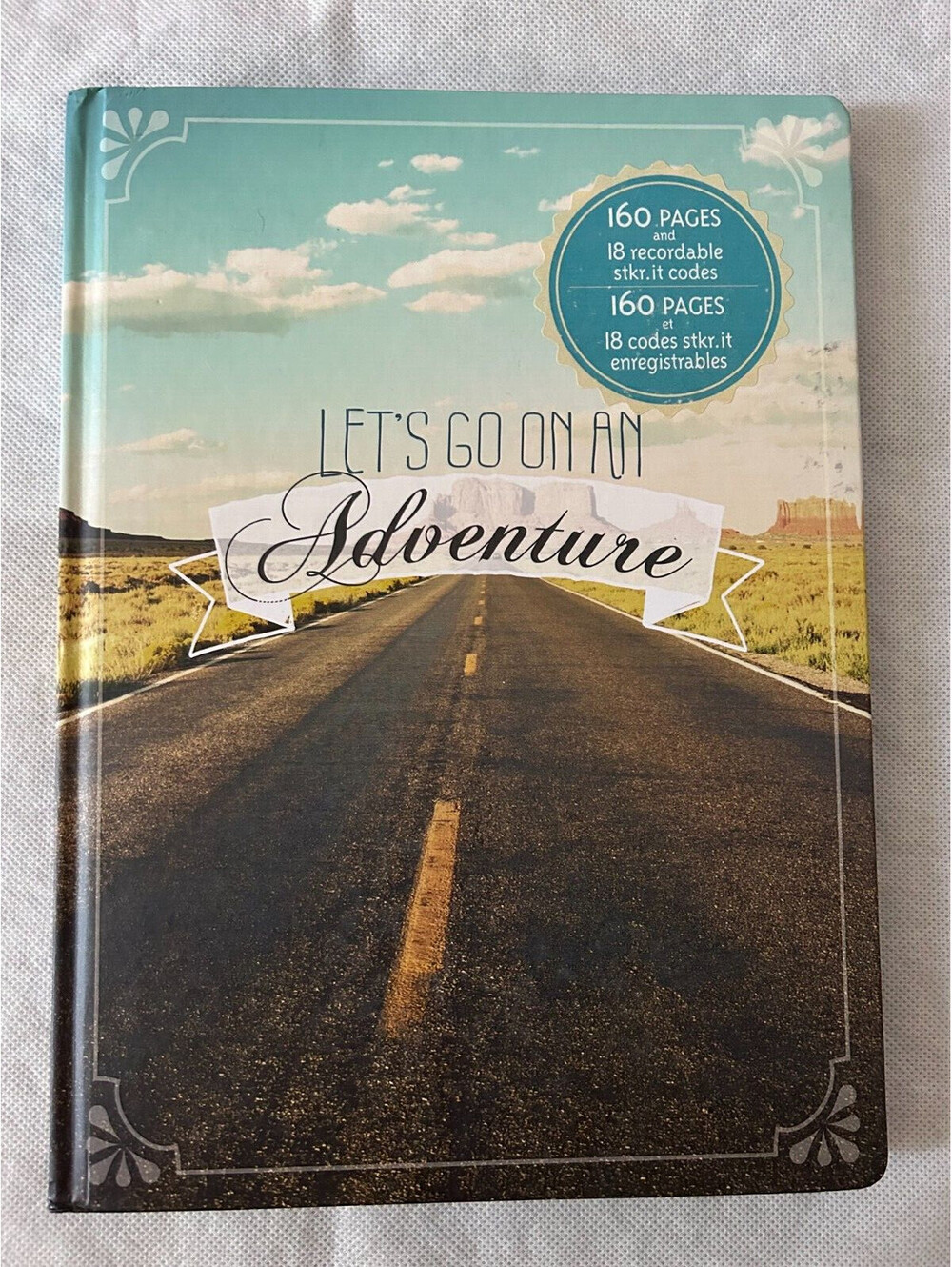 Let's Go On An Adventure Travel Journal Diary Scrapbook